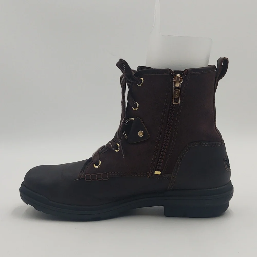 UGG Hapsburg Hiker Boots Brown Suede Leather 7.5 Hiking Gorpcore Après Ski